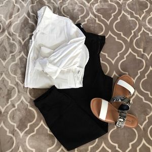 Loft Black Leggings with Zipper 16